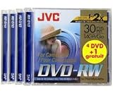 Electronics : JVC - VD-W14DE5 8cm DVD-RWs - 30 min/1.4 GB (pack of 5)