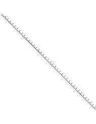 1.2mm, Sterling Silver, Octagon Mirror Box Chain, 24 inch