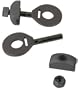 SNAFU Peg Locks 14mm Pair Black