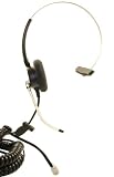 Headset Headphones + Noise-canceling Mic + Quick Disconnect + Voice Tube for Nortel Meridian, Norstar, Avaya, Aspire, Nec, Polycom, Shoretel, Mitel, Altigen, Talkswitch, Plantronics T10 T20 Ip Phones