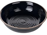 Frankoma Mountain Air Black Salad & Pasta Bowl 12-in.