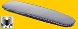 NEU! Universal Alu-Ärmelbrettauflage (MABI Art.Nr. 722A) - Bügeltuch LxB 55 x 13,5 cm - Universalgröße durch Gummizug passend für Armbretter L 51-55 x B 12-13,5 cm - TOP ALU-Bügelauflage mit Gegenbügeleffekt