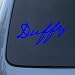 DUFFY - Vinyl Car Decal Sticker #A1596 | Vinyl Color: Blue