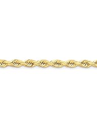 14k 7mm D/c Rope Chain, Best Quality Free Gift Box Satisfaction Guaranteed