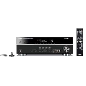 Yamaha RX-V371 Bl 5.1 Ricevitore AV (HDMI, Upscaler 1080p, 3D-Ready), colore: Nero