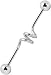 STEEL SPIRAL INDUSTRIAL BARBELL BRIND3- 1-1/4