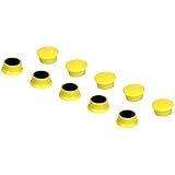 E-Value カラーマグネット 特小 直径15mm 10個入 イエロー EMT-10YE