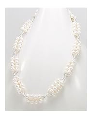 Fresh Water Pearl Necklace In 92.5 Sterling Silver