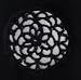 Black Hair Net Crocheted Hair Bun Cover- MEDIUM