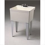 Floor Mounted Service Sink in White