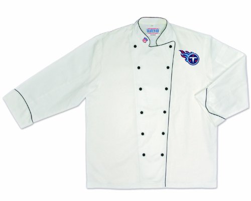Tailgate 29 Chef NFL Tennessee Titans Premium Chef Coat (X-Large)
