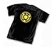 Officially Licensed DC Comics Black SINESTRO CORPS Symbol T-Shirt