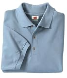Hanes Stedman - 7-Ounce Pique Knit Sport Shirt StoNEW Ash-2XL