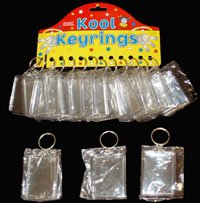 Photo Holder Keyring (50mm X 35mm) 12/Pk (K03300)