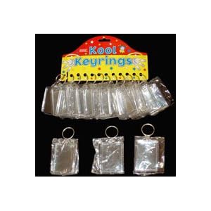 Photo Holder Keyring (50mm X 35mm) 12/Pk (K03300)