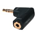 Adapter Klinkenbuchse Stereo Mini- Klinkenstecker Stereo Mini DIE HARD Gold DHPA122A, abgewinkelt (Winkeladapter)