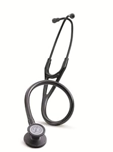 3M Littmann Cardiology III Stethoscope, Brass-Finish Chestpiece, Black Tube, 27 inch, 3128BRS