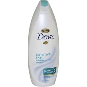 Dove Sensitive Skin Nourishing Body Wash, 24 Ounce (Pack of 3)