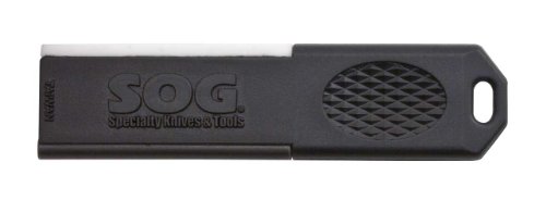 SOG Specialty Knives & Tools SH03-CP Sharpener with Fire Starter for Straight or Serrated Blades