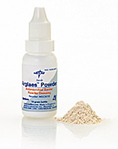 Arglaes Powder Delivers Controlled-Release Antimicrobial Silver to Any Size, Shape, or Depth of Wound - 10 gm bottle, 5 Unit / box