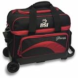 BSI Red/Black 2 Ball Roller Bowling Bag