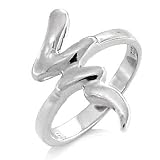 Sterling Silver Designer Inspired Ring - size 5