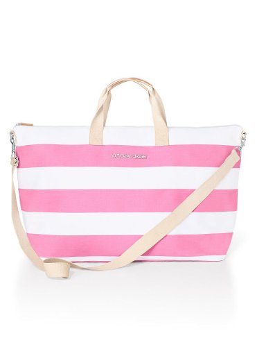 Victorias Secret Duffle Beach Weekender Tote Bag Getaway 2013 Limited Edition
