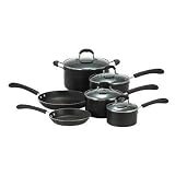 T-Fal Professional Cookware 10-pc. Set- Black