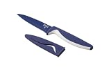 Kuhn Rikon Colori Nonstick Paring Knife, Blue