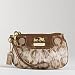Coach Madison Ikat Wristlet Case Bag 42682 Brown Natrual for IPOD
