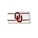 University of Oklahoma Sooners - 2 bar window static cling