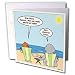Rich Diesslins Funny General - Editorial Cartoons - Conan O Brien Horny Manatee - Greeting Cards-12 Greeting Cards with envelopes Image