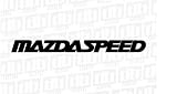 Mazdaspeed Racing Decal Sticker (New) Black X2
