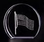 3D Laser Etching of US Flag