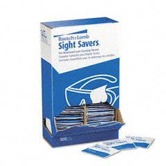 Bausch & Lomb Pre-Moistened Lens Cleaning Tissues, Box Of 100 - Packaging May Vary