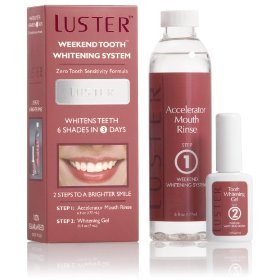 Luster 2 Minute White Kit: Accelerator Mouth Rinse & Super Whitener Gel