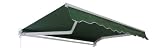 from Primrose London 2.5m x 2m Standard Manual Patio Awning - Plain Green