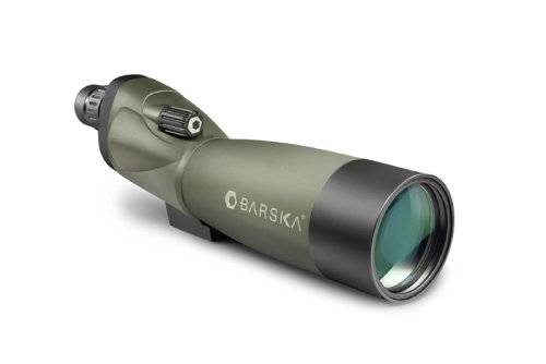 Barska BlackBlackhawk 20-60x70 Waterproof Straight Spotting Scope w/Tripod, Soft Carry Case & Premium Hard Case