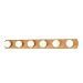 International 6133-35 6 Light Front Bar Bathroom Light, Country