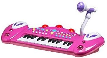 Kids Authority Multi-Function Children Piano/Keyboard /Microphone - Kids Karaoke Machine - Pink
