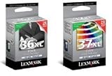 Lexmark 080D2978B Kombipack Tintenpatronen Nr. 36XL und Nr. 37XL Blister B