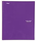 Five Star Pocket Folders - Portfolio with Prong Fasteners, 11.62 x 9.62 x .25 Inches, Purple (72367)