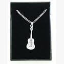 Pewter Pendant Spanish Guitar