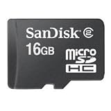 SanDisk 16 GB Class 2 microSDHC Flash Memory Card