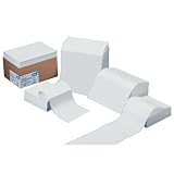 Perforated Blank Computer Paper, NCR/2-Part, 15lb., 9-1/2x11, 1800/CT EXP00892