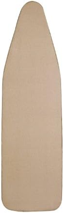 Flame Resistant Universal Replacement Ironing Board Cover and Pad (Khaki)