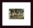 Art Poster Wood Framed Print - Lime Brick Farm - Artist: Marcia Joy Duggan- Poster Size: 5 X 7