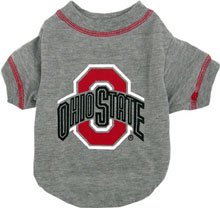 Officially Licensed Ohio State University Buckeyes Pet Dog T-Shirt Size Small