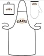 San Francisco Giants Grilling Apron Set - Baseball Sports Merchandise