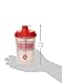 Spider Bottle - SpiderMix Mini2 Go Shaker Bottle Clear Red - Scale: 16oz (Cup: 25oz)
